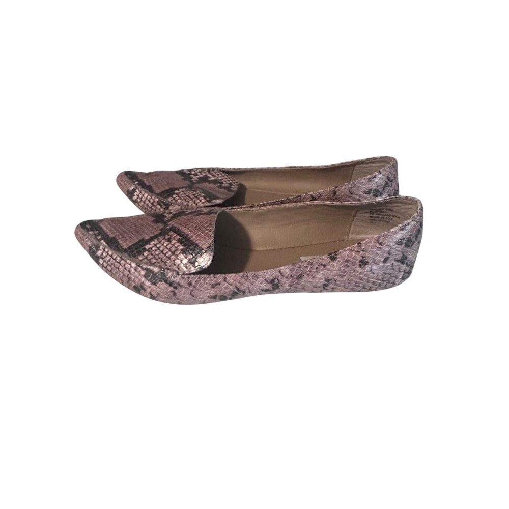 Steve Madden brown snake print flats size 8.5 M - Picture 2 of 6